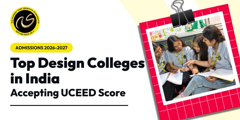 Design colleges In India accepting UCEED score
